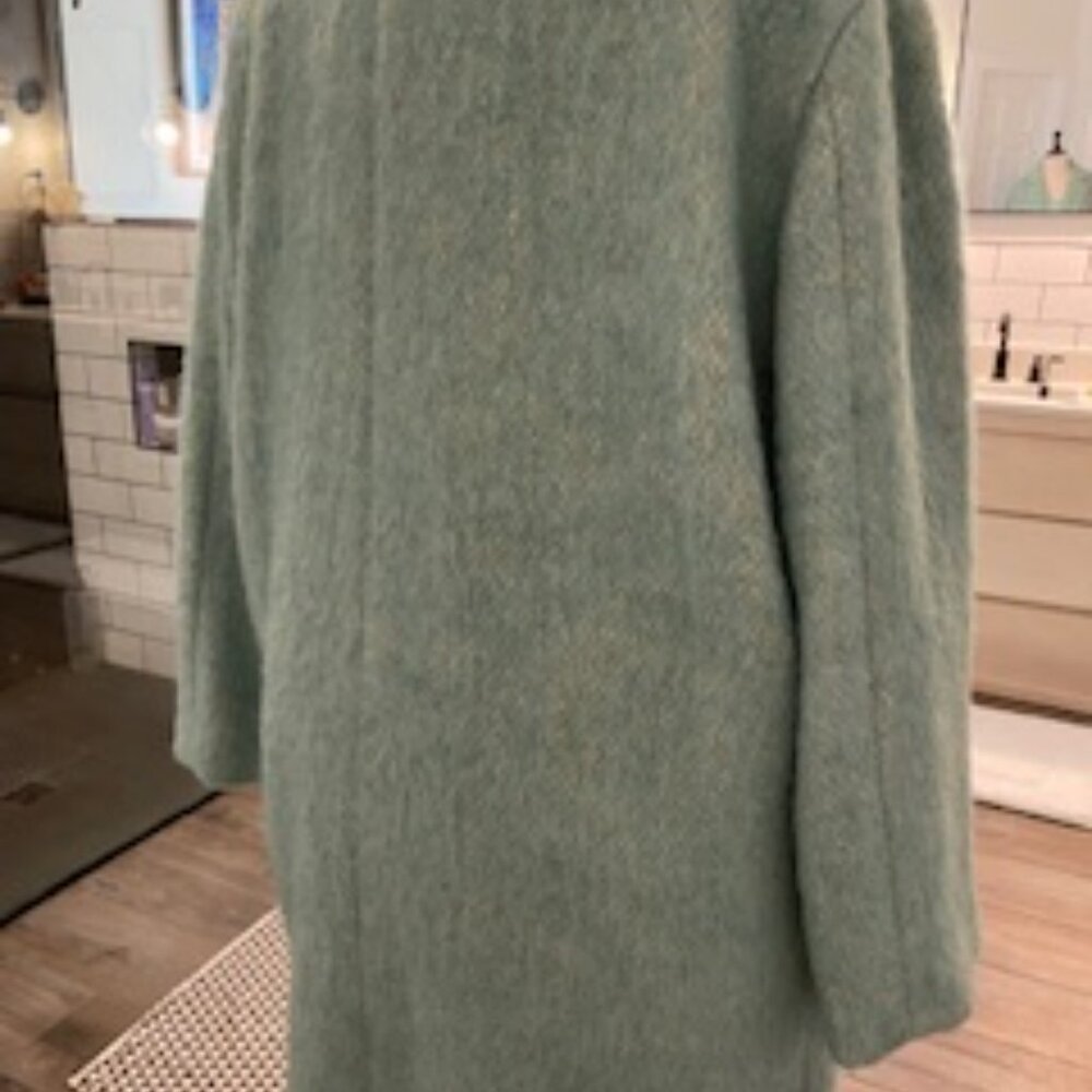 J Crew Green Overcoat Large - Picture 7 of 10